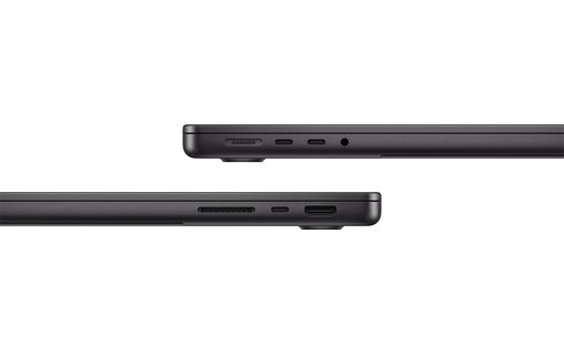 MacBook Pro 14 pouces M5 ports Thunderbolt HDMI SDXC et MagSafe