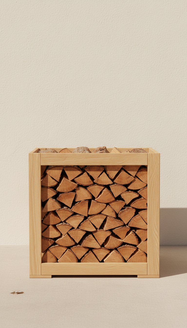 Caisse de bois tendre premium