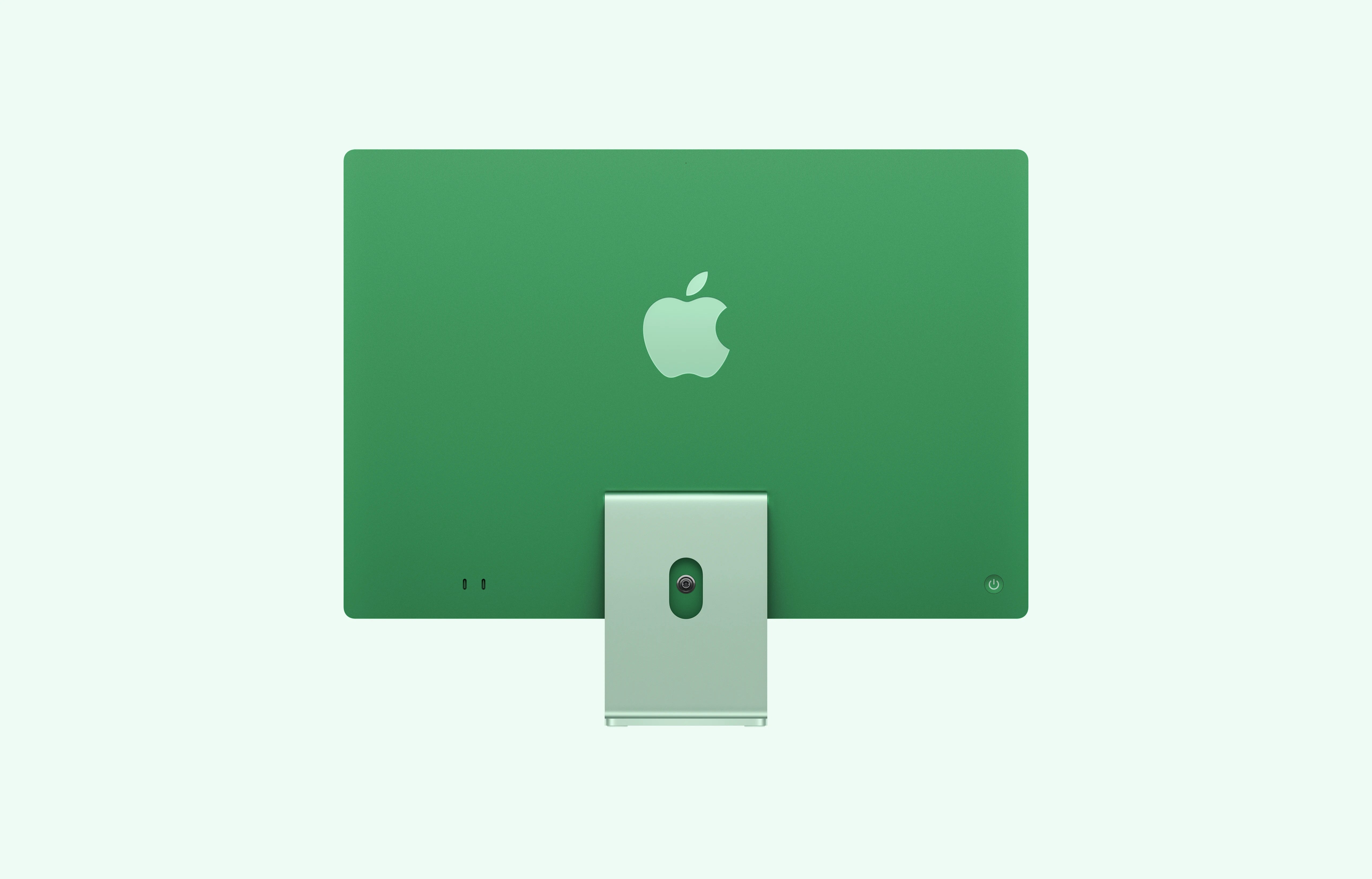 iMac 24 pouces M4 Vert vue arrière