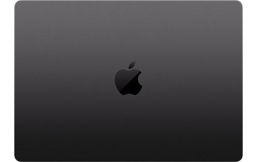 MacBook Pro 14 pouces M5 Noir sidéral dos avec logo Apple